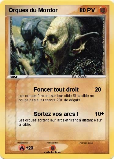 Pokemon Orques du Mordor