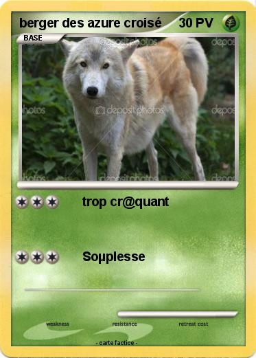 Pokemon berger des azure croisé