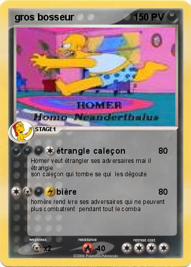 Pokemon gros bosseur