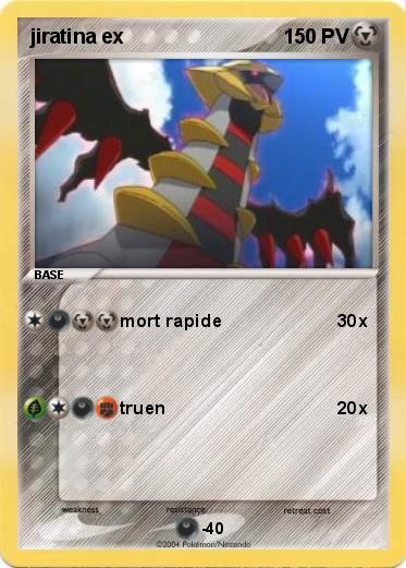 Pokemon jiratina ex