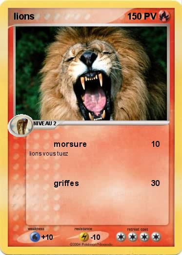 Pokemon lions