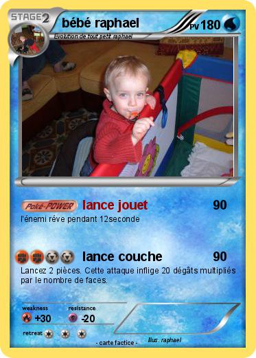 Pokemon bébé raphael