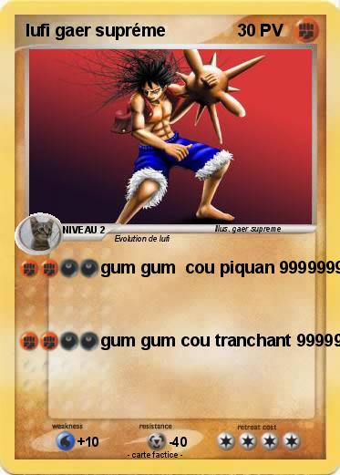 Pokemon lufi gaer supréme