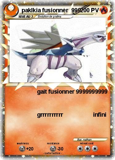 Pokemon paklkia fusionner  999