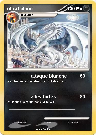 Pokemon ultrat blanc