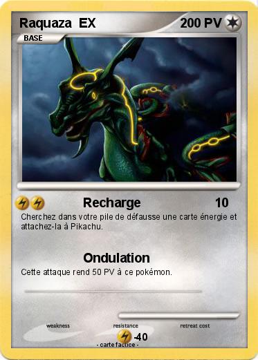 Pokemon Raquaza  EX