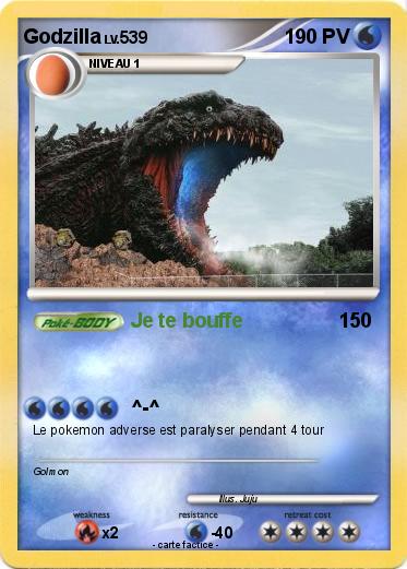 Pokemon Godzilla