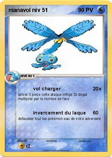 Pokemon manavol niv 51