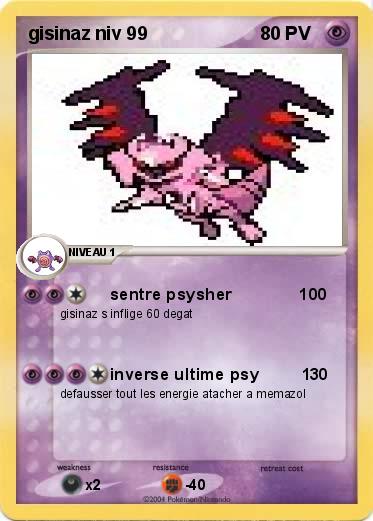 Pokemon gisinaz niv 99