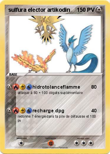 Pokemon sulfura elector artikodin