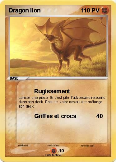 Pokemon Dragon lion