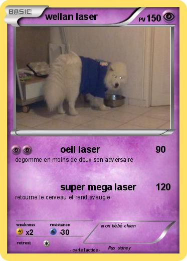 Pokemon wellan laser