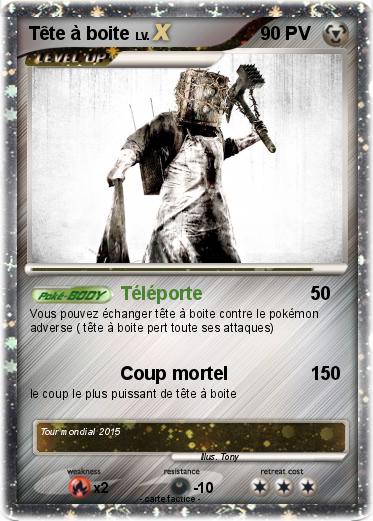 Pokemon Tête à boite