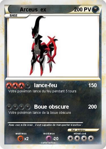 Pokemon Arceus  ex