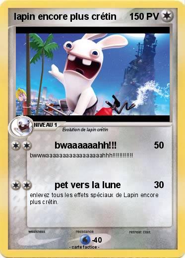 Pokemon lapin encore plus crétin