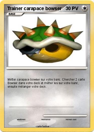 Pokemon Trainer carapace bowser