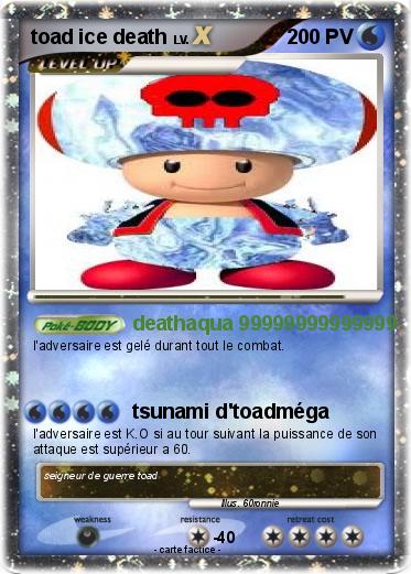 Pokemon toad ice death