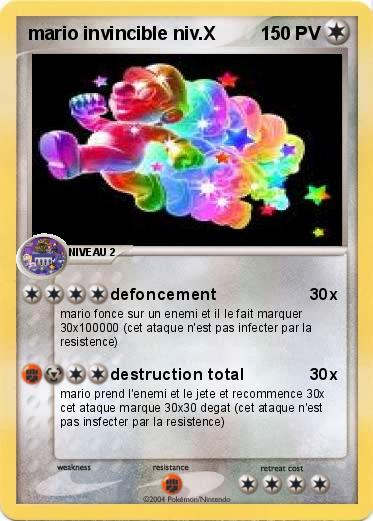 Pokemon mario invincible niv.X
