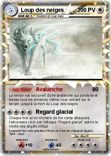 Pokemon Loup des neiges