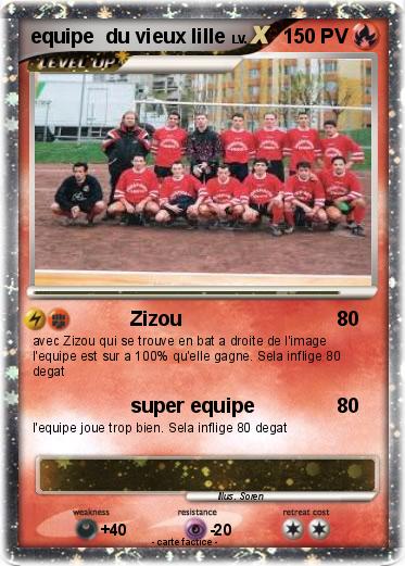 Pokemon equipe  du vieux lille