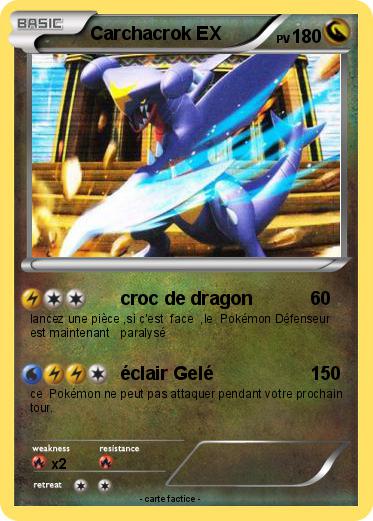 Pokemon Carchacrok EX