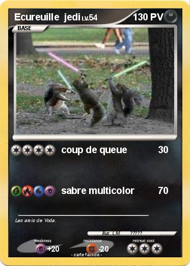 Pokemon Ecureuille  jedi