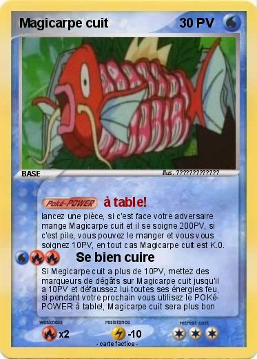 Pokemon Magicarpe cuit