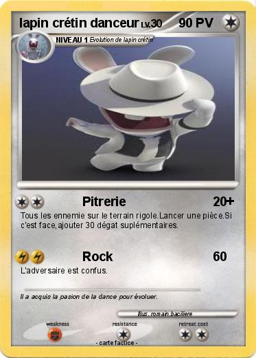 Pokemon lapin crétin danceur