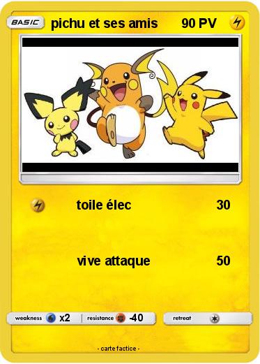 Pokemon pichu et ses amis
