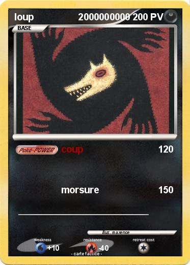 Pokemon loup                 2000000000