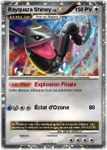 Pokemon Rayquaza Shiney