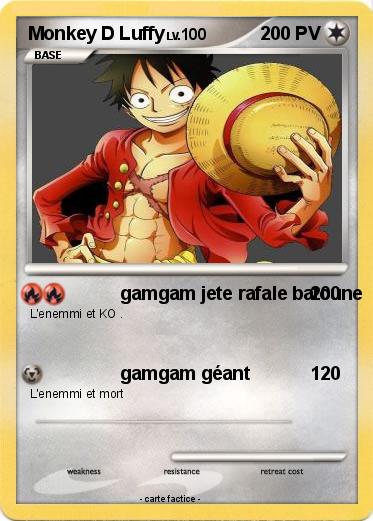 Pokemon Monkey D Luffy