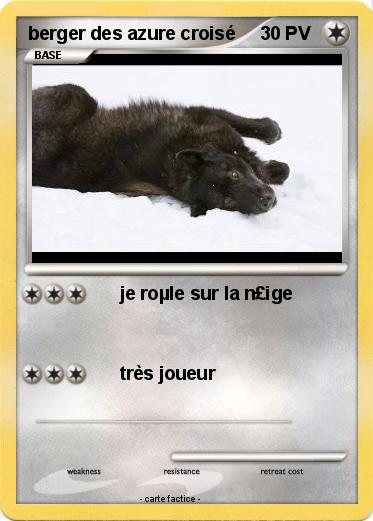 Pokemon berger des azure croisé
