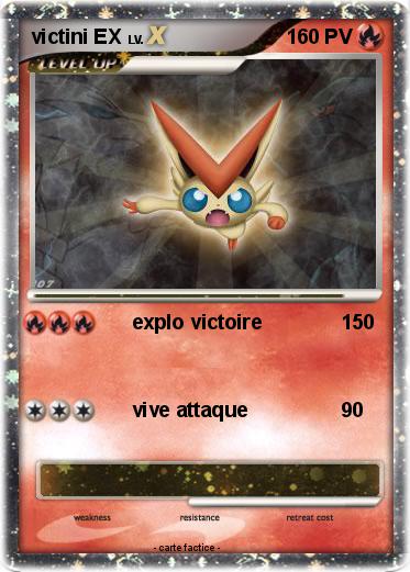 Pokemon victini EX