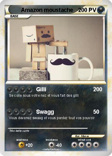 Pokemon Amazon moustache