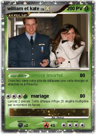 Pokemon william et kate