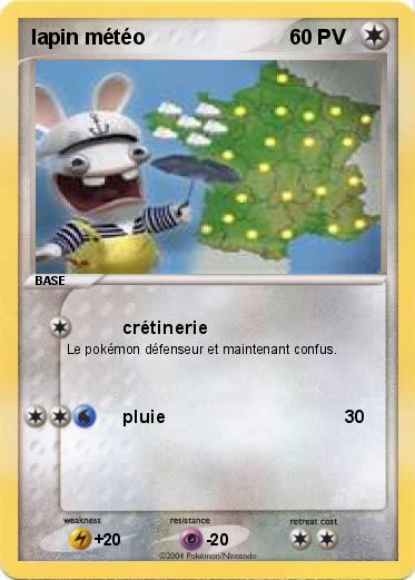 Pokemon lapin météo