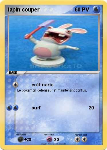 Pokemon lapin couper