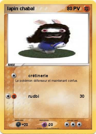 Pokemon lapin chabal