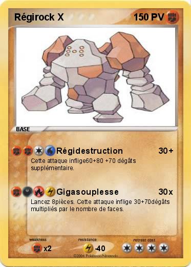 Pokemon Régirock X