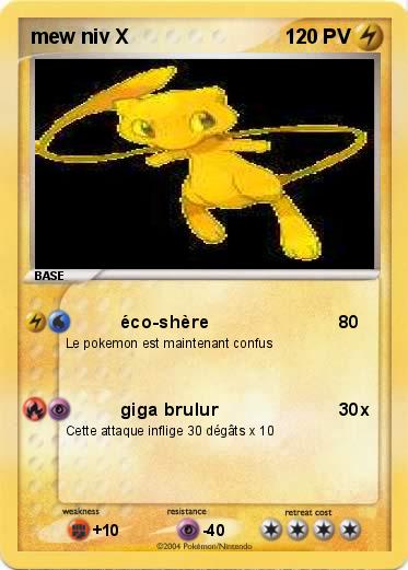 Pokemon mew niv X