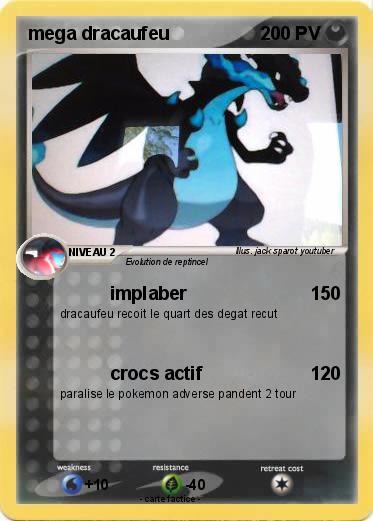 Pokemon mega dracaufeu