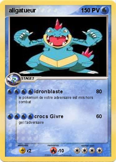 Pokemon aligatueur