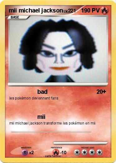Pokemon mii michael jackson