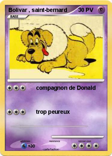 Pokemon Bolivar , saint-bernard