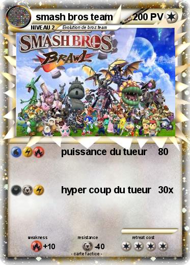 Pokemon smash bros team