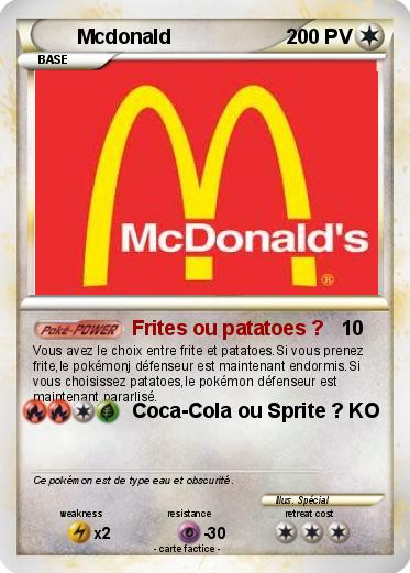 Pokemon Mcdonald