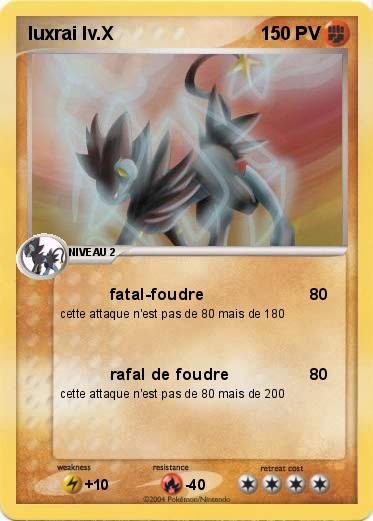 Pokemon luxrai lv.X