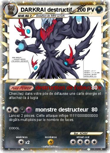 Pokemon DARKRAI destructif