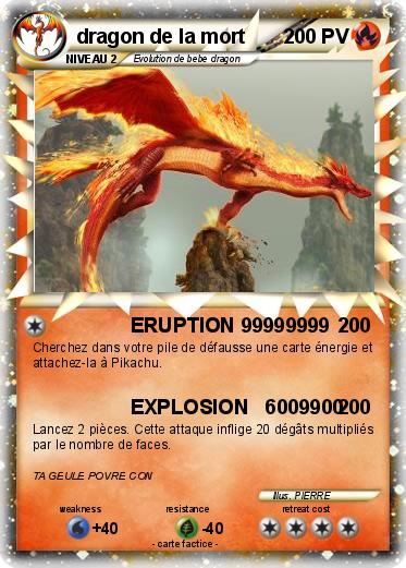 Pokemon dragon de la mort